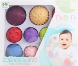 Set de balles sensorielles pour bébés, 11 pièces