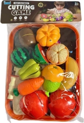 Ensemble de cuisine pour enfants – fruits et légumes à découper
