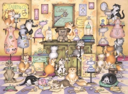 Puzzle Ravensburger Jeux de chats espiègles 500 pièces