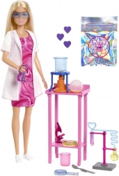Poupée Barbie scientifique avec ensemble de laboratoire