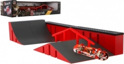Mini skatepark avec fingerboard set en plastique