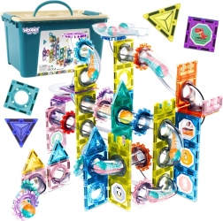 Jeu de construction magnétique 3D – piste à billes 126 pcs de WOOPIE