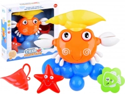 Jouet de bain aquatique – crabe avec fontaine à ventouses