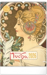 Calendrier mural Alfons Mucha 2026
