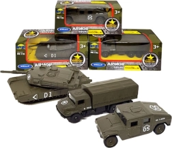 Modèle de voiture en métal 1:60 Welly – mélange de véhicules militaires et classiques