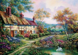 Puzzle Jardin de printemps 1500 pièces ART PUZZLE