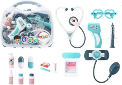 Trousse médicale du petit docteur en valisette Lumière Son bleue
