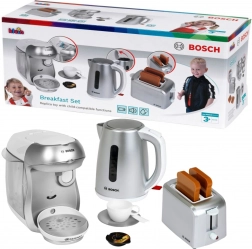 Set petit-déjeuner BOSCH mini – cafetière pour enfants, grille-pain et bouilloire avec sons 3+