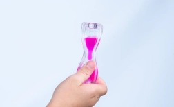 Fidget Blox Vision cube antistress avec lave colorée – violet