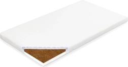 Matelas pour berceau NEW BABY Standard 90 × 40 × 7 cm coco–mousse