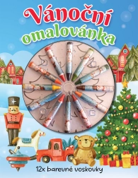 Coloriages de Noël avec crayons de cire