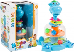 Petit hippopotame à billes – jouet interactif pour enfants
