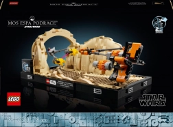 LEGO STAR WARS diorama : course de podracers à Mos Espa