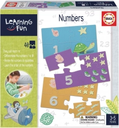 Puzzle éducatif et jeu Learning is Fun : chiffres