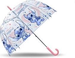 Parapluie transparent automatique 19 pouces Stitch