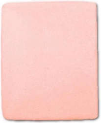 Drap-housse éponge imperméable 120 × 60 rose