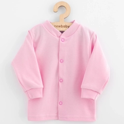 Veste en coton pour bébé New Baby Happy Elephant rose 74 (6–9 mois)