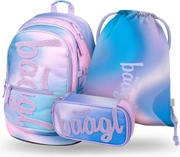 Ensemble BAAGL Core Sky : Sac à dos, Trousse et Sac pour Écoliers