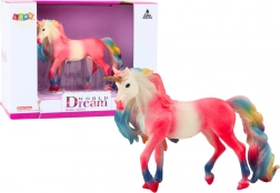 Figurine de collection grand licorne rose 11 cm