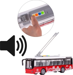 Autobus 1:16 avec sons et lumières, portes ouvrantes