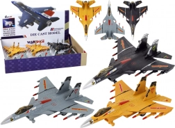 Modèle d'avion à propulsion par friction gris, noir ou jaune