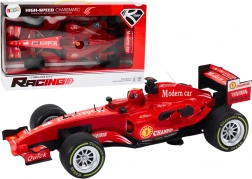 Voiture de course rouge 1:12 avec sons et lumières