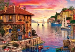Puzzle art puzzle port méditerranéen 1500 pièces