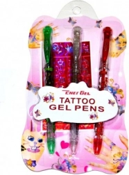 Stylos de tatouage en gel avec pochoirs