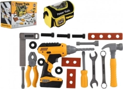 Set d'outils pour enfants avec perceuse sans fil et sac