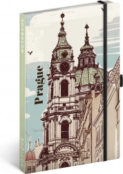 Carnet Prague ligné 13 × 21 cm