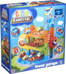 Teamsterz Tiny garage tour à voitures avec petite voiture