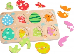 Classic World puzzle en bois multicouche Œufs jurassiques