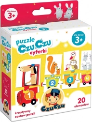CzuCzu puzzle train avec des chiffres – apprendre à compter
