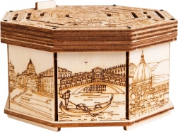 boîte casse-tête en bois EscapeWelt Secret Maze Box