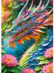 Cherry Pazzi Puzzle Dragon Bonheur 1000 Pièces