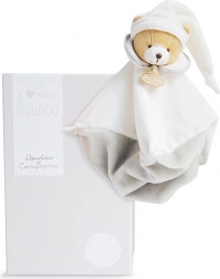 Doudou coffret cadeau ourson en peluche 25 cm