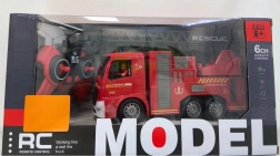 Camion de pompiers RC avec lumières et sons, 6 canaux