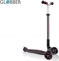 Trottinette enfant trois-roues Globber Master Prime black / neon pink