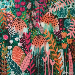 Puzzle carrés HEYE Flowery – éclat rubis du soleil, 1000 pièces