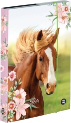 Boîte pour cahiers A5 avec motif cheval