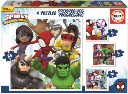 Puzzle Spidey et ses formidables amis 4-en-1