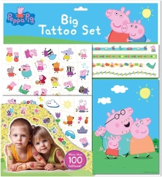 Grande set de tatouages Peppa Pig