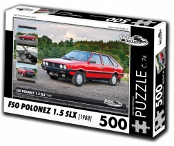 Puzzle RETRO-AUTA FSO Polonez 1.5 SLX (1988) – 500 pièces