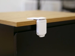 Verrou de sécurité blanc pour armoires et tiroirs