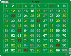 Puzzle éducatif Larsen Compter jusqu'à 100