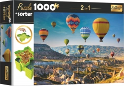 Puzzle et trieur TREFL 2en1 Montgolfières au-dessus de la Cappadoce 1000 pièces