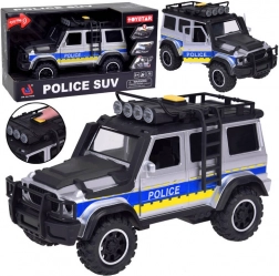 Voiture de police tout-terrain avec lumières et sons