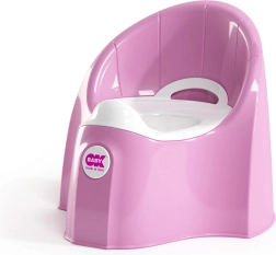 Pot ergonomique OK Baby Pasha rose