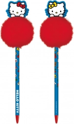 Stylo Hello Kitty avec pompon