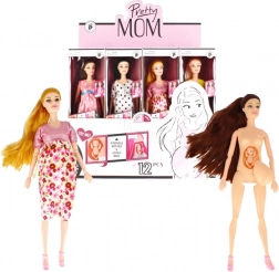 Poupée enceinte avec bébé 29 cm